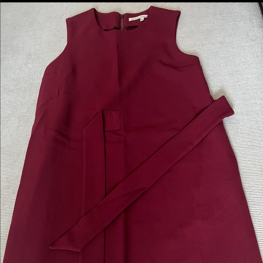 Rachel burgundy mini dress